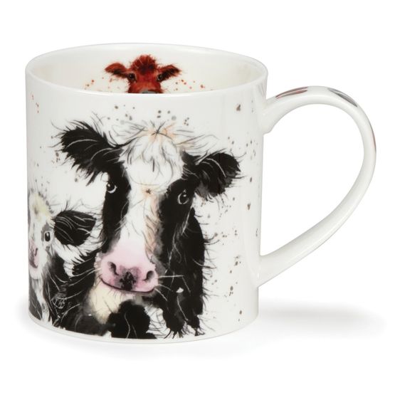Dunoon Orkney Shaggy Tails Cow Fine Bone China Mug