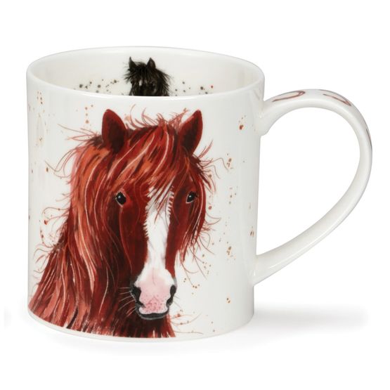 Dunoon Orkney Shaggy Tails Horse Fine Bone China Mug