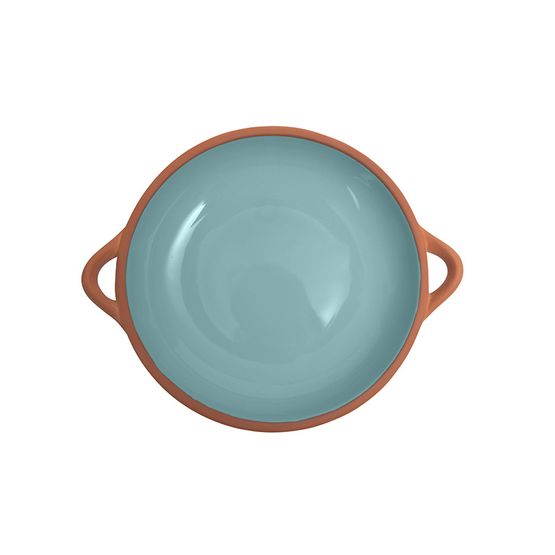 Dexam Sintra Glazed Terracotta Large Tapas Dish Duck Egg