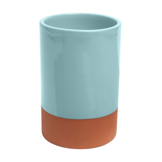 Dexam Sintra Glazed Terracotta Wine Cooler Duck Egg