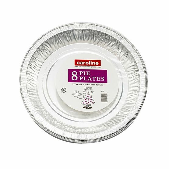 Caroline Pie Plate (8pack) 197mm 1021