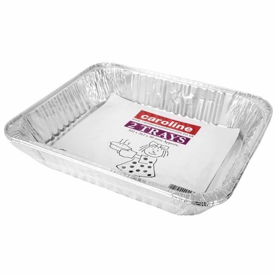 Caroline Large Foil Tray 32x26cm (2 pack) 1014