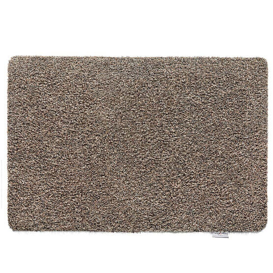 Hugrug Doormat Plain Fleck-Coffee 50x75cm