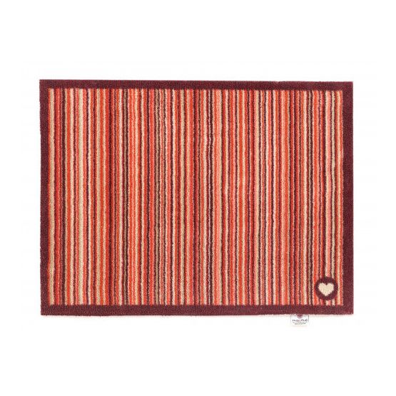 Hugrug Doormat-Stripe Red 2 65x85cm