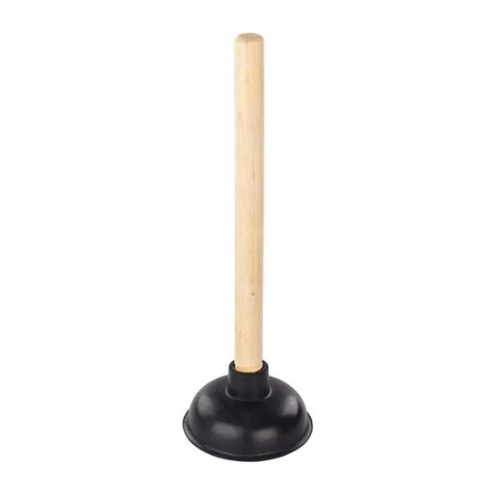 Elliott Small Wooden Handle Plunger