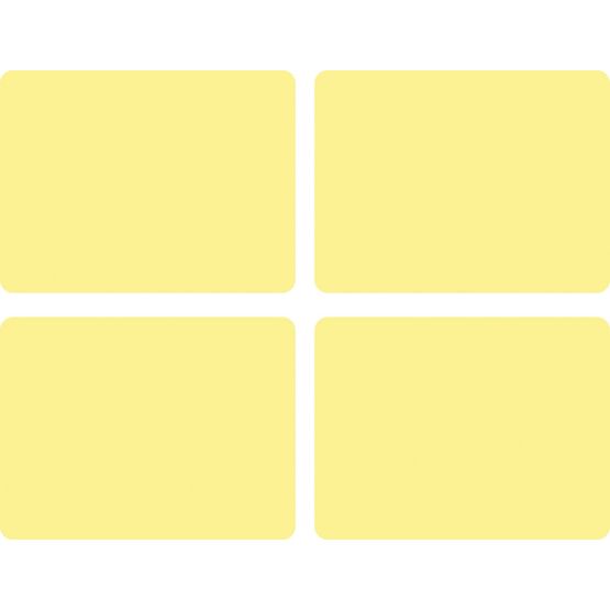 Pimpernel Sunny Yellow Set of 4 Tablemats or 6 Coasters