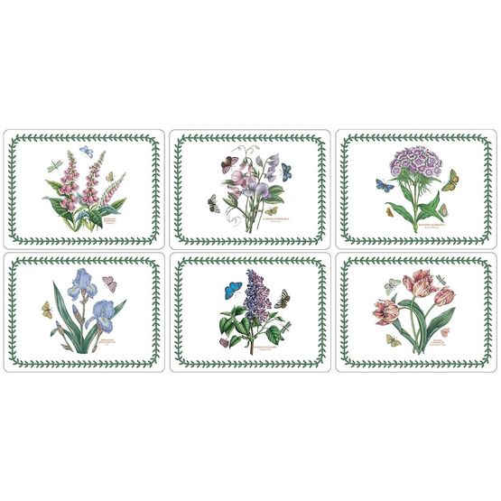 Pimpernel Botanic Garden Pack of 6 Tablemats or Coasters