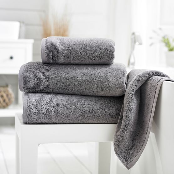 Deyongs Palazzo Luxury Zerotwist Cotton 800gsm Towels Charcoal