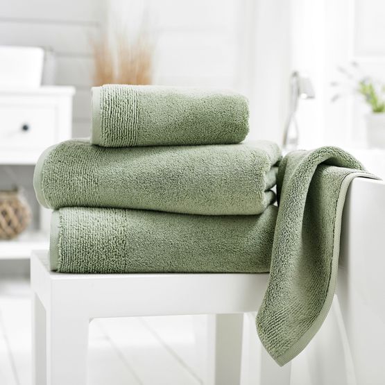 Deyongs Palazzo Luxury Zerotwist Cotton 800gsm Towels Green