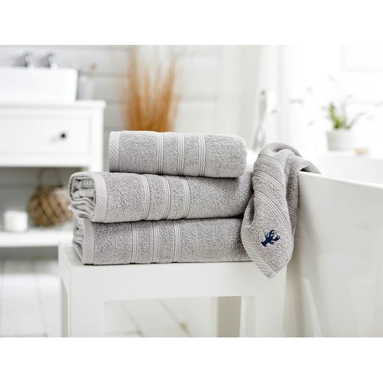 Lobster Creek Kaleidoscope Silver 550 GSM Combed Cotton Towels