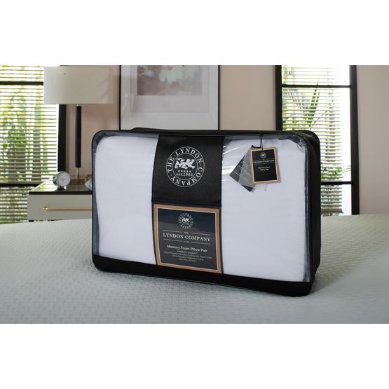 The Lyndon Company Memory Foam Orthopedic Pillow Pair P9