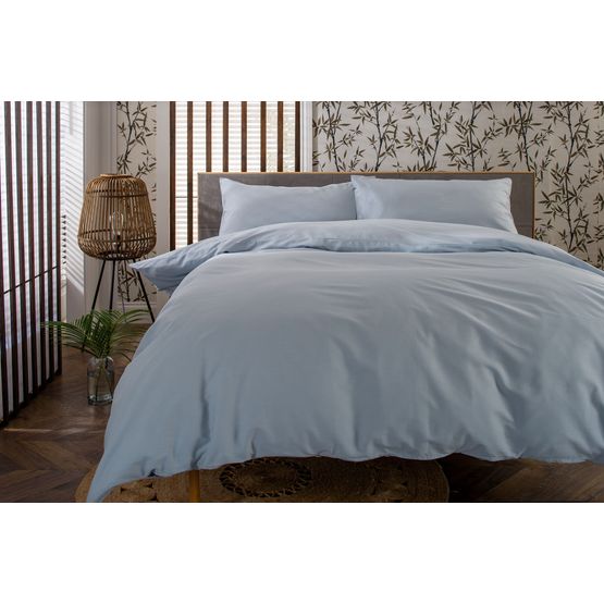 The Lyndon Company Duvet Cover Set 200 Thread Count Powder Blue