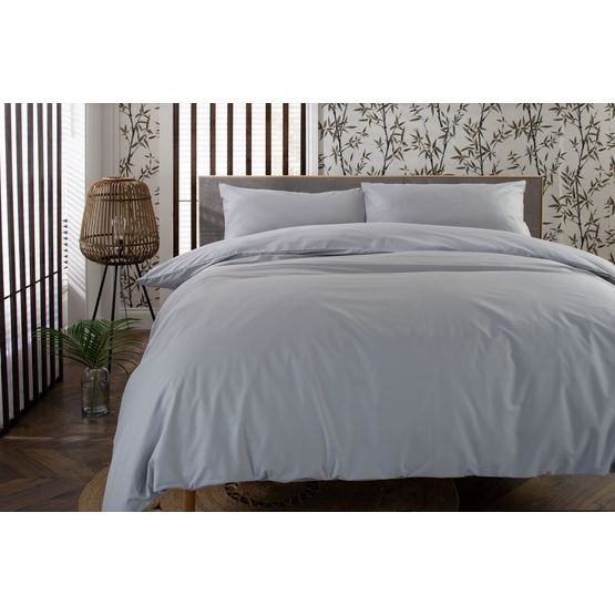 The Lyndon Company Duvet Cover Set 200 Thread Count Silver