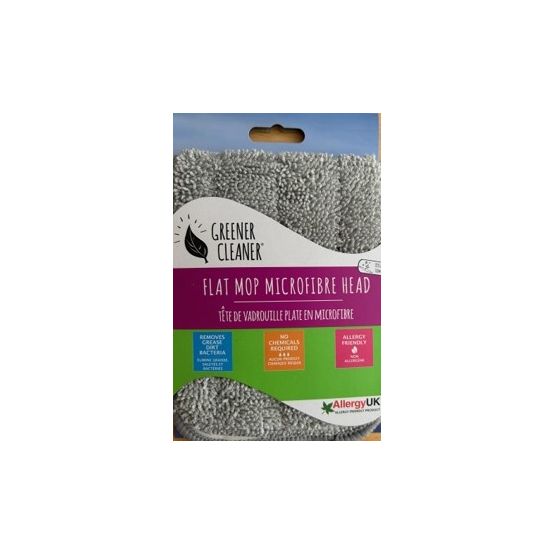 Greener Cleaner Telescopic Microfibre Flat Mop Replacement Head