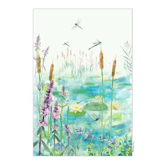 National Trust Dragonflies Organic Cotton Tea Towel
