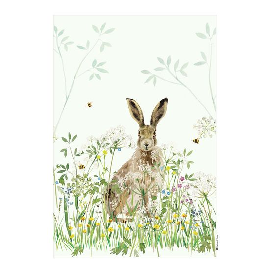 National Trust Hare Organic Cotton Tea Towel
