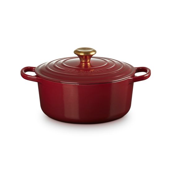 Le Creuset Classic Cast Iron Round Casserole 24cm Garnet