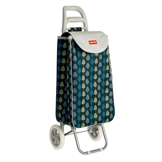 Casa &amp; Casa Shopping Trolley Woodland 2 Wheel 12114