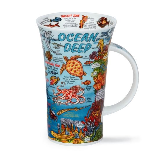 Dunoon Glencoe Fine Bone China Mug - Ocean Deep