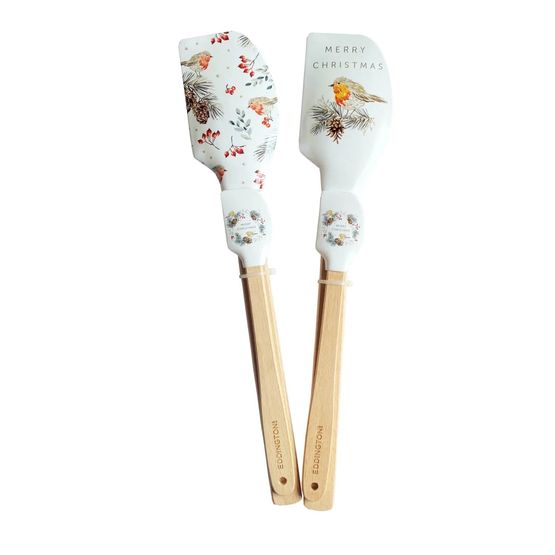 Christmas Spatula Set of 2 Robin Designs 84043