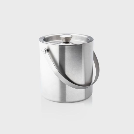 Taproom Brushed Stainless Steel Insulated Ice Bucket 1.5L
