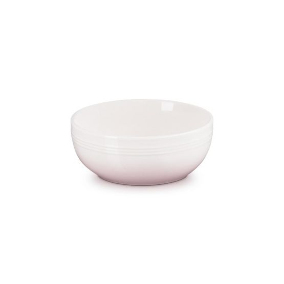 Le Creuset Stoneware Coupe Cereal Bowl 16cm Shell Pink