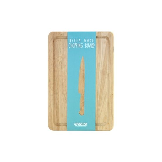 Apollo Hevea Wood Cutting Board 30x20cm 5945