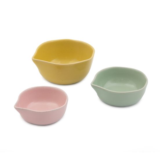 Jamie Oliver Big Love Pinch-Me Pots Set of 3 cups
