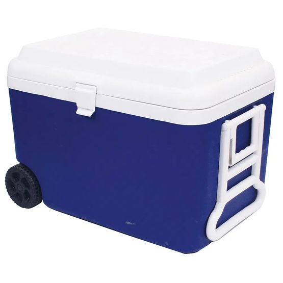 Cool Box on Wheels Blue/White 50 Ltr 39JHS5000