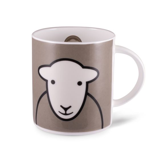 Herdy 'Hello' Mug Grey