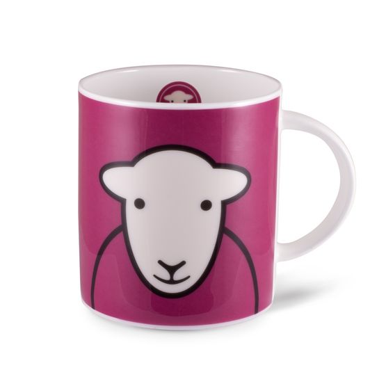 Herdy 'Hello' Mug Pink