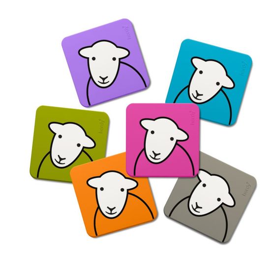 Herdy 'Hello' PVC Coaster