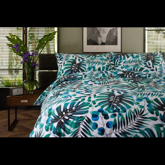 The Lyndon Company Brazil Jungle Leaf Cotton Duvet Set