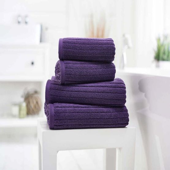 Deyongs Rialto Zero Twist Cotton Towel Purple