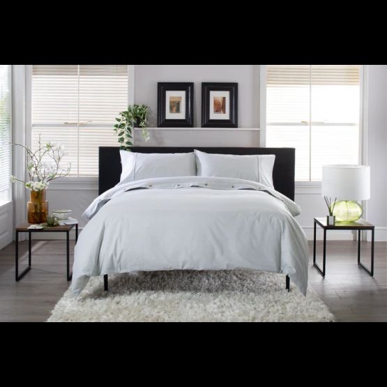 The Lyndon Company Gingham Bedlinen Duvet Cover Set Green Gingham