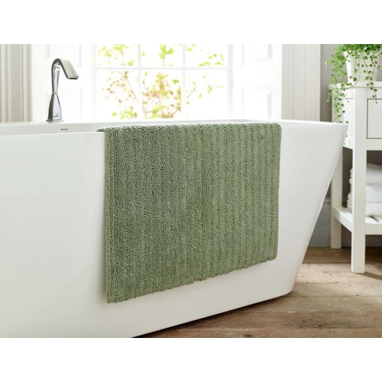 Deyongs Palazzo Luxury Zerotwist Cotton Bath Mat Green