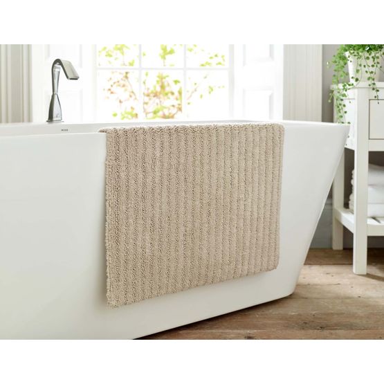 Deyongs Palazzo Luxury Zerotwist Cotton Bath Mat Stone