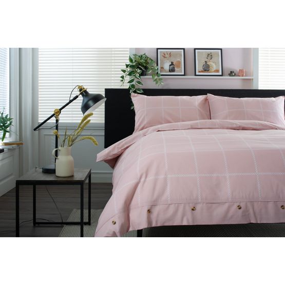 The Lyndon Company Crossley Heath Bedlinen Duvet Cover Set Rose