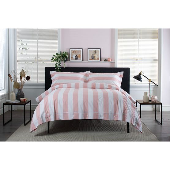 The Lyndon Company West End Bedlinen Duvet Cover Set Rose