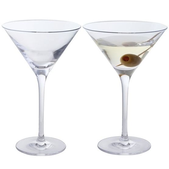 Dartington Crystal Wine &amp; Bar Martini Glass Set of 2 WB418/P