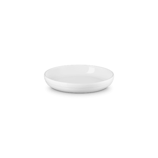 Le Creuset Stoneware Coupe Pasta Bowl 22cm White