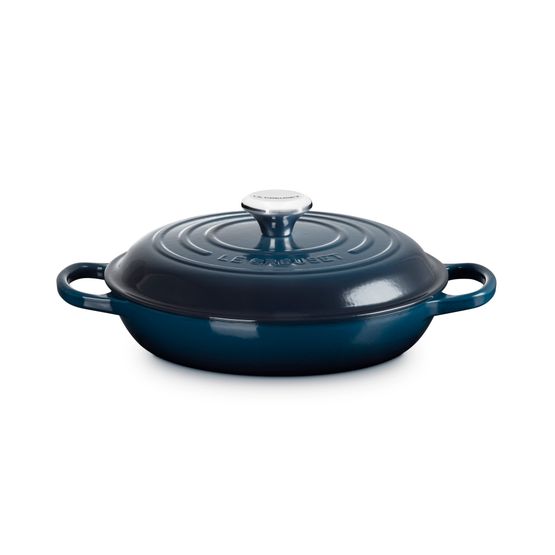 Le Creuset Nuit Classic Cast Iron Shallow Casserole 26cm