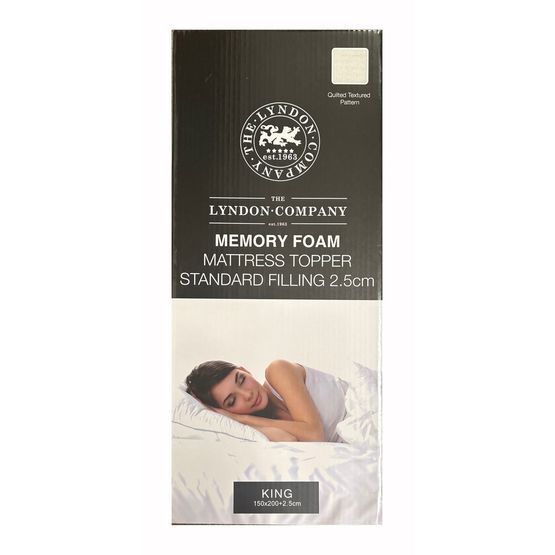 The Lyndon Company Memory Foam Mattress Topper