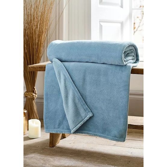 Throw Snuggle Touch Light Blue 140x180cm