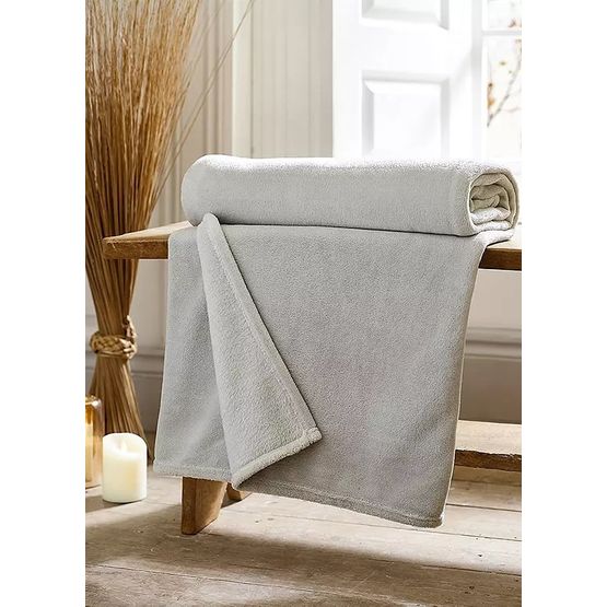 Throw Snuggle Touch Light Grey 140x180cm