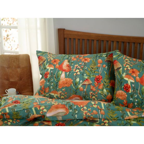 Deyongs Mushroom Sage Bedlinen Duvet Cover Set