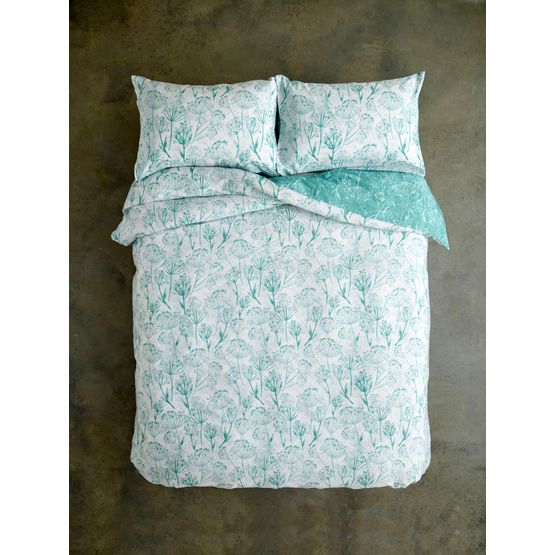Deyongs Cow Parsley Green Bedlinen Duvet Cover Set