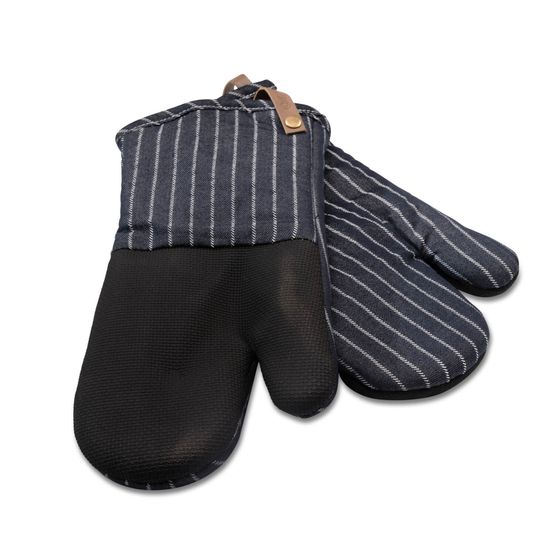 Cuisinart Oven Mitt Neoprene Denim Pinstripe 2pack 31825