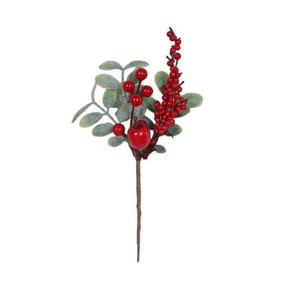 Festive Red Berries with Apple Pick 23cm P056107