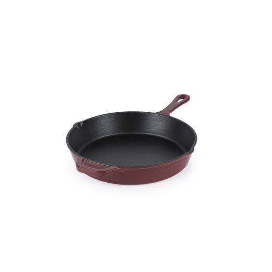 Salter Chester Cast Iron Frypan 26cm Red
